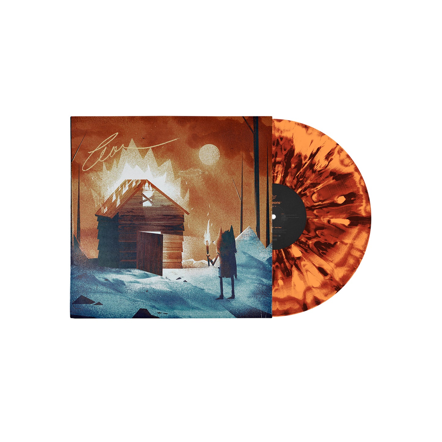 Galleons - Self-Titled Signed Vinyl - Halloween Orange (Used condition)