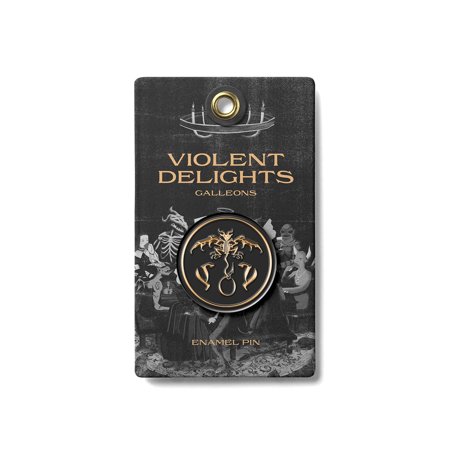 Violent Delights Enamel Pin