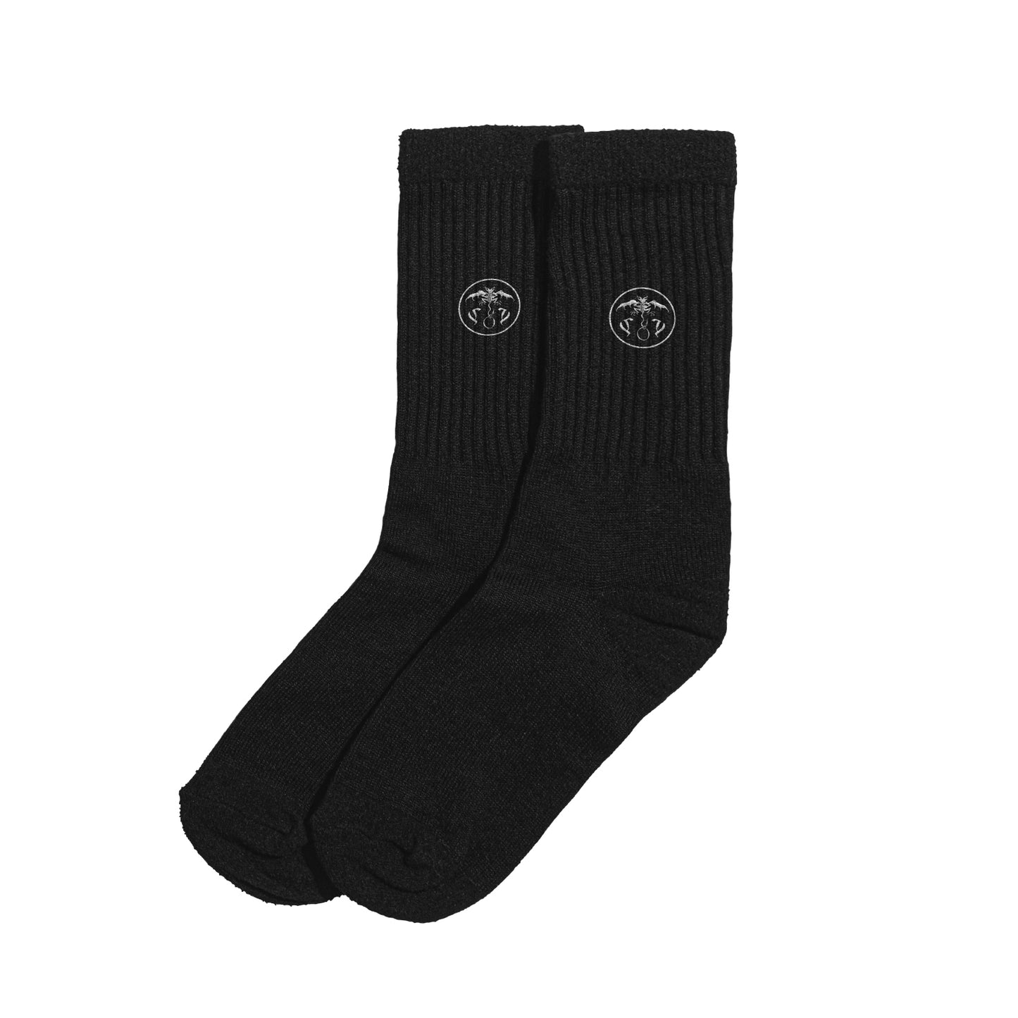 Violent Delights Embroidered Socks